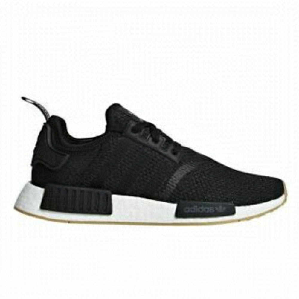 Mens Adidas Originals NMD_R1 Black Gum Running Shoe B42200
